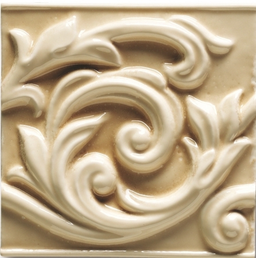 CERAMICHE GRAZIA Декор ESSENZE VOLUTA 13X13 GELSOMINO