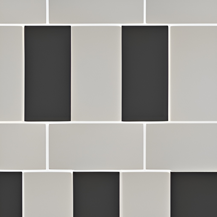 Micro. Керамогранит Microtiles Rough Mix Dust/Black 30,1x30,1