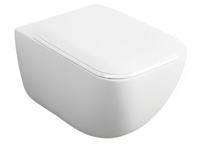 На изображении товар Унитаз Cielo Shui Comfort 375х550х375 мм, подвесной, в комплекте крепление, цвет Talco от официального представителя в Москве