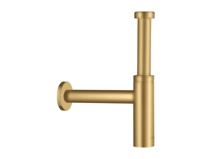 На изображении товар Сифон для раковины Axor Flowstar S, цвет золото шлифованное от официального представителя в Москве