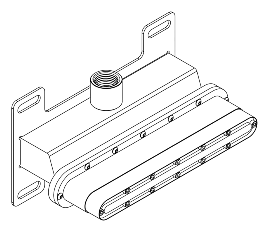 Скрытая часть CeaDesign INC,  для настенного излива, INC 28