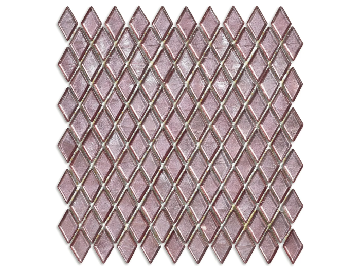 На изображении товар Sicis Стеклянная мозаика Diamond ITEM T45 Fuxian chips size 23х40 mm sheet size 251x253 mm от официального представителя в Москве