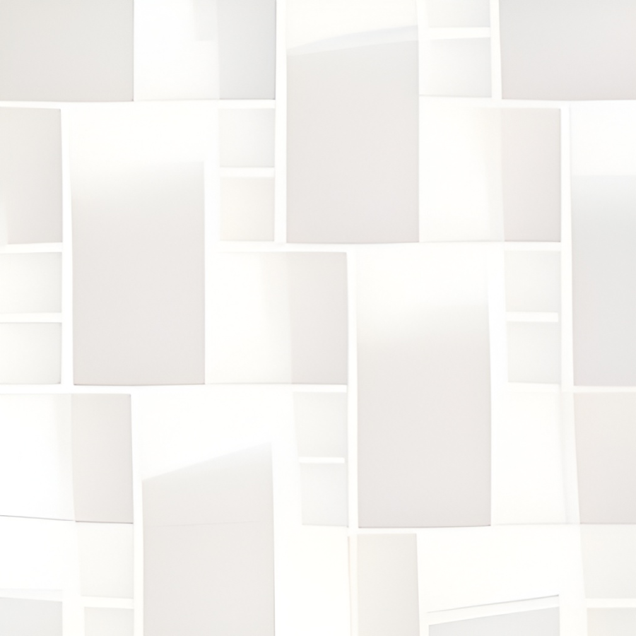 Micro. Керамогранит Microtiles Offset Glaze White 35,1x30,1