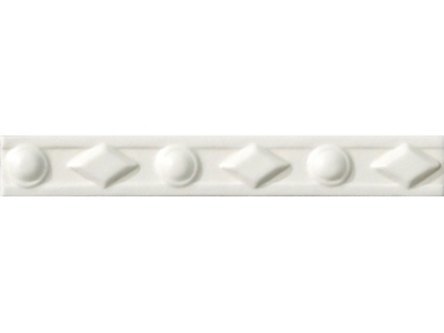 CERAMICHE GRAZIA Бордюр AMARCORD DIAMANTATO 3X20 BIANCO MATT