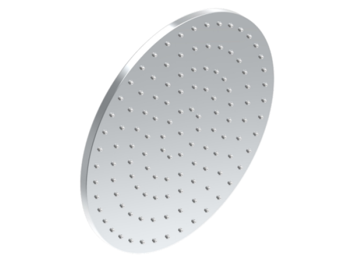 На изображении товар Душ THG Tous Styles, верхний, D-300мм., на шаровом шарнирном соединении 1/2 ", с системой Easyclean, плоский, цвет хром от официального представителя в Москве