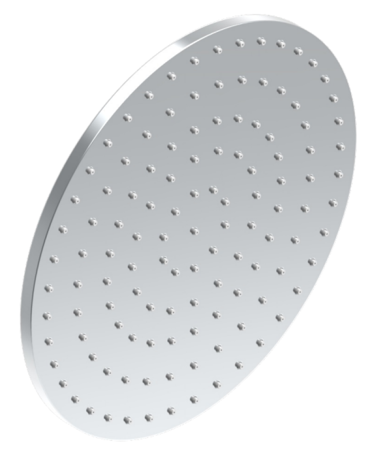 Душ THG Tous Styles, верхний, D-300мм., на шаровом шарнирном соединении 1/2 ", с системой Easyclean, плоский, цвет хром