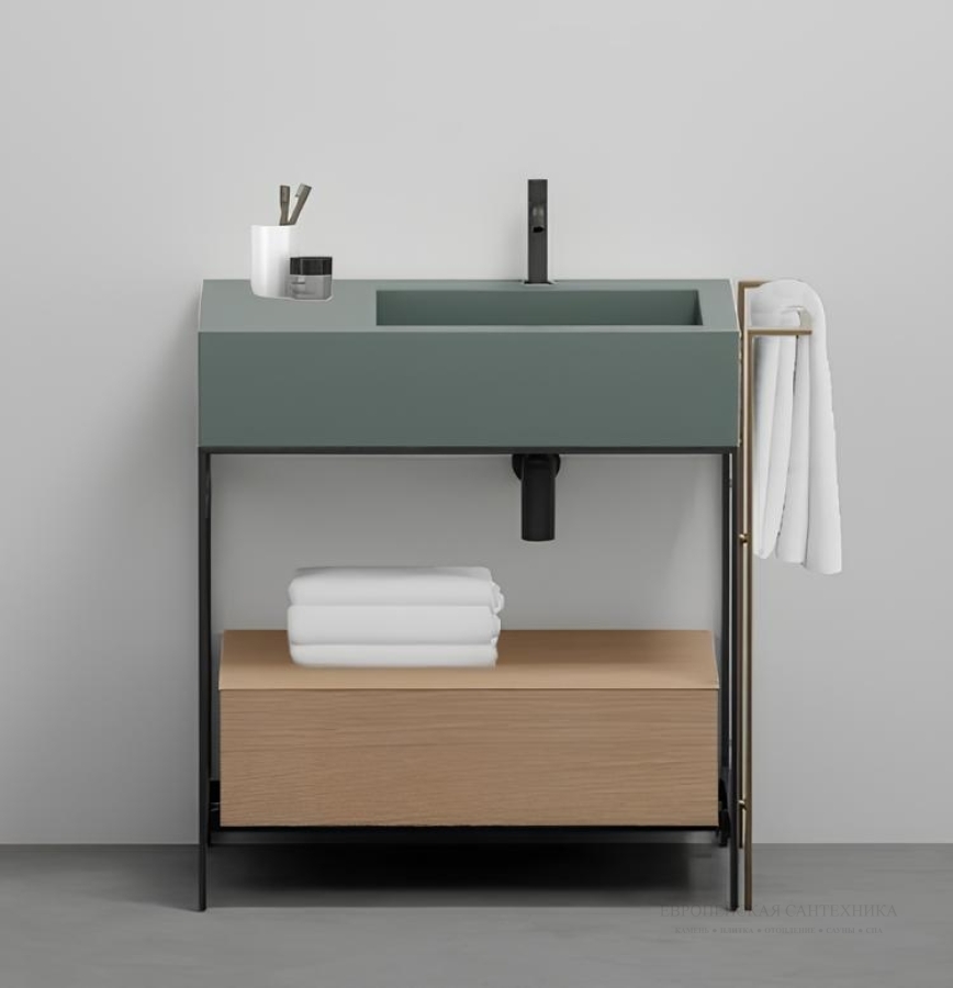 Полотенцедержатель Cielo Narciso  100х500х830 мм, цвет Brushed Bronze