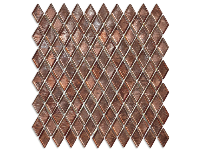 На изображении товар Sicis Стеклянная мозаика Diamond ITEM 02 Gypsum chips size 23х40 mm sheet size 259x266 mm от официального представителя в Москве