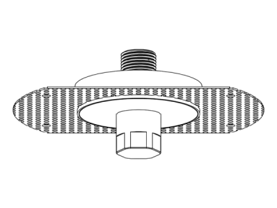 На изображении товар Скрытая часть CEA Design INC08, для верхнего душа от официального представителя в Москве