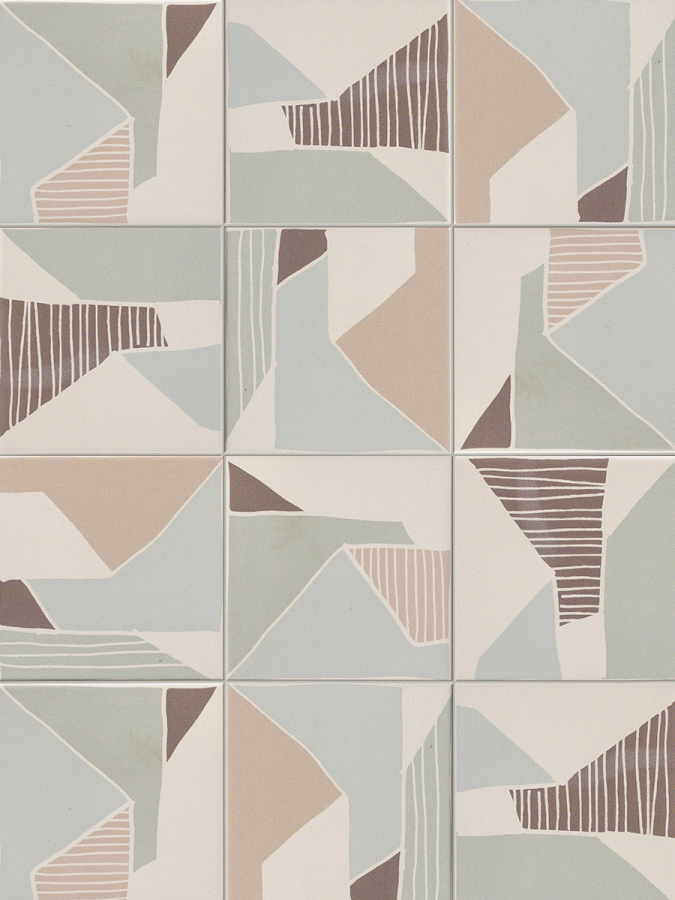 Sartoria Керамогранит Genesi Decor MixAcqua Rainbow Matt 15x15 - изображение 1
