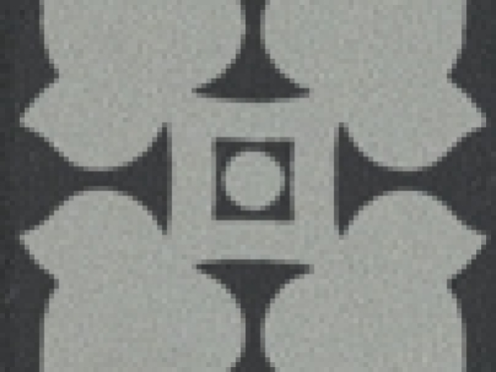 На изображении товар CERAMICHE GRAZIA Вставка OLD ENGLAND TOZZETTO DECORO BLACK 4X4 LONDON от официального представителя в Москве