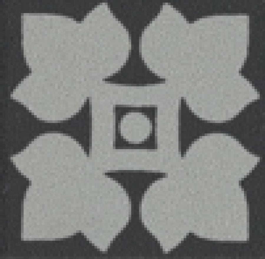 CERAMICHE GRAZIA Вставка OLD ENGLAND TOZZETTO DECORO BLACK 4X4 LONDON