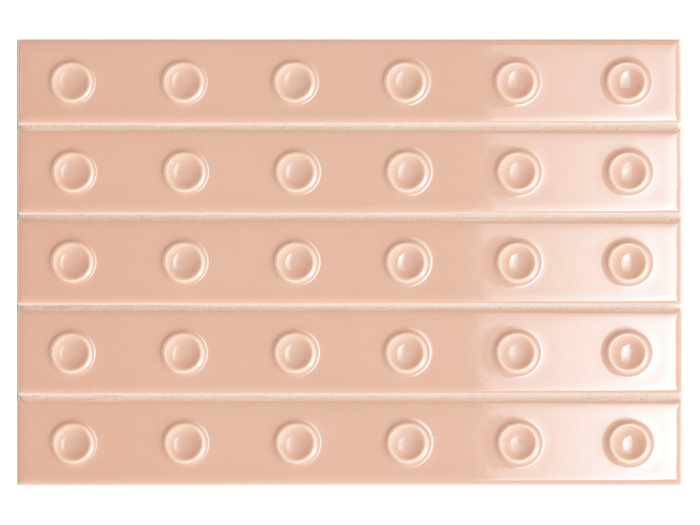 На изображении товар Mutina Керамическая плитка Punto Glossy Down Rose 21X31,5 от официального представителя в Москве