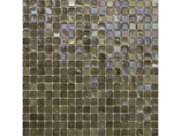 На изображении товар Sicis Стеклянная мозаика Glimmer Grapes chips size 15x15 mm sheet size 295x295 mm от официального представителя в Москве