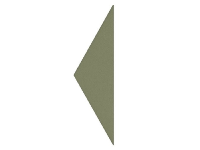 На изображении товар Etruria Керамогранит Hex 15X4.3 Triangolo Oliva от официального представителя в Москве