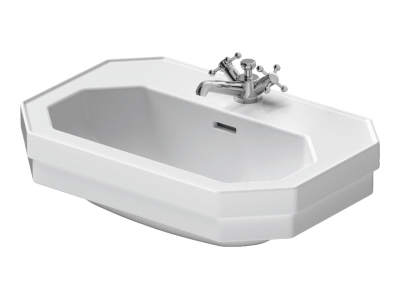 Раковина Duravit Series 1930 подвесная, 600х410 мм, с 1 отверстием под смеситель, цвет белый глянцевый с покрытием  WonderGliss
