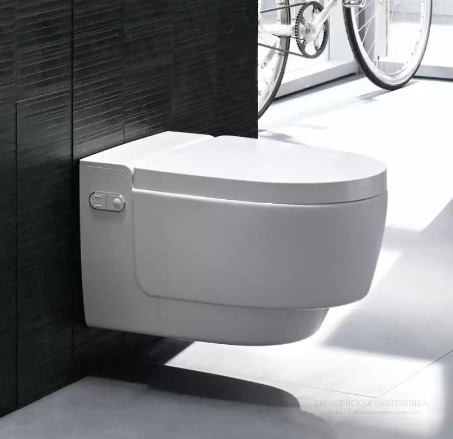 Унитаз-биде Geberit AquaClean Mera Classic подвесной, цвет белый - изображение 1