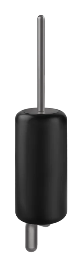 Ёршик Gessi Goccia Accessories, настенный, 103х100 мм, цвет Black Metal Br. GHRC