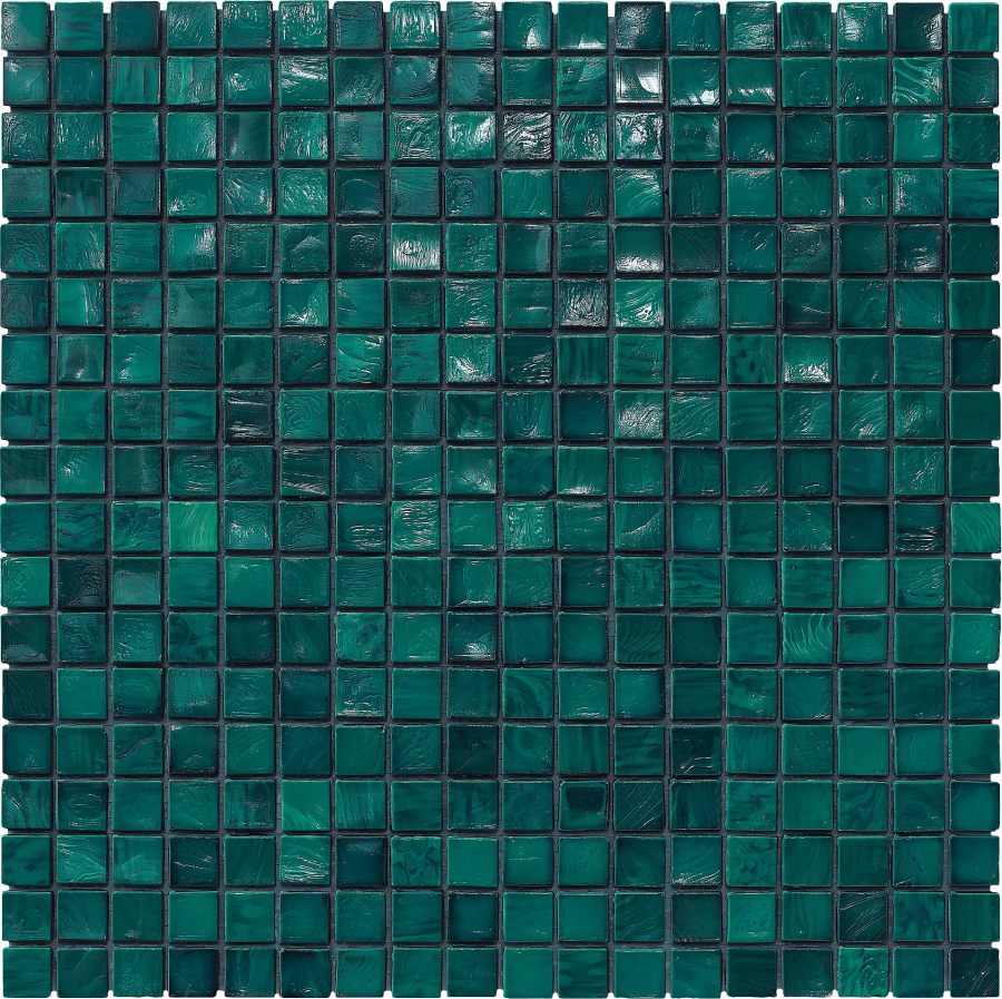 Sicis Стеклянная мозаика Murano Smalto Aquamarine 4 chips size 15x15 mm sheet-size 295x295 mm