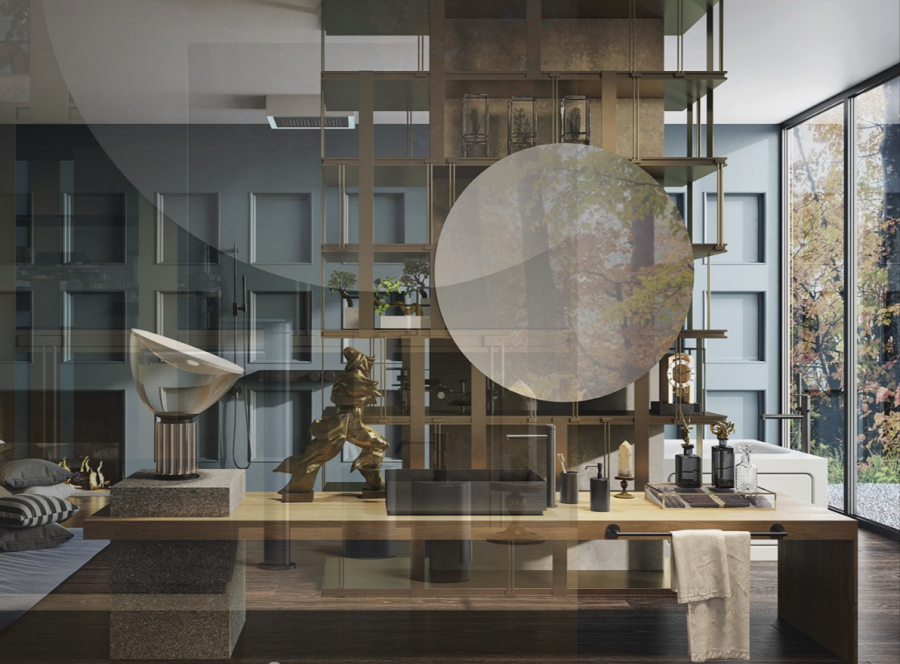 Дозатор Gessi Rilievo, ⌀75хh194 мм, настольный, цвет Matte Black - изображение 2