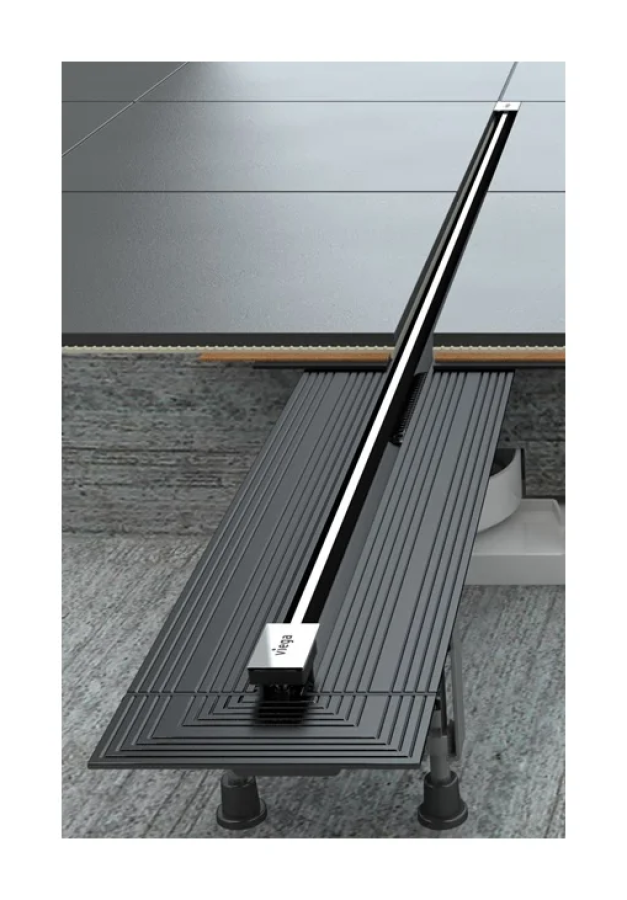 Базовый элемент душевого лотка Viega Advantix Vario, L 300 - 1200 мм, монтажная высота 95 - 150 мм - изображение 1
