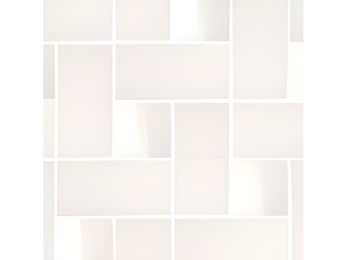 На изображении товар Micro. Керамогранит Microtiles Spiral Mix Glaze White 33,7x33,7 от официального представителя в Москве