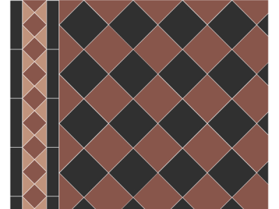 На изображении товар Micro. Керамогранит Victorian Ely 10X10 on mesh straight 28,7X28,7 от официального представителя в Москве