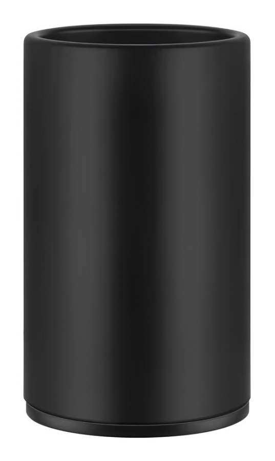Стакан Gessi Inciso, ⌀75хh127 мм, настольный, цвет Matte Black