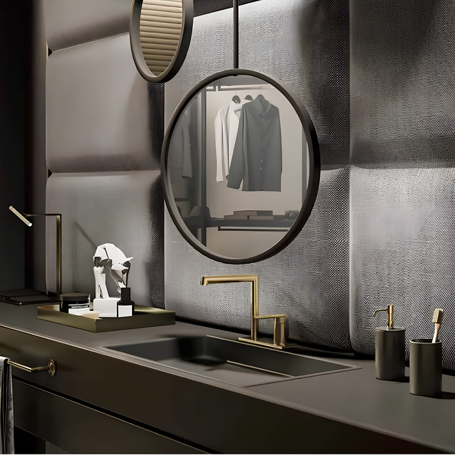 Стакан Gessi Inciso, ⌀75хh127 мм, настольный, цвет Matte Black - изображение 2