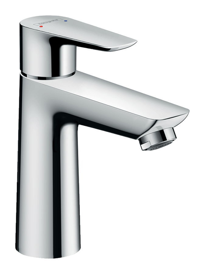 Смеситель для раковины Hansgrohe Talis E, однорычажный, 110, с донным клапаном, цвет хром