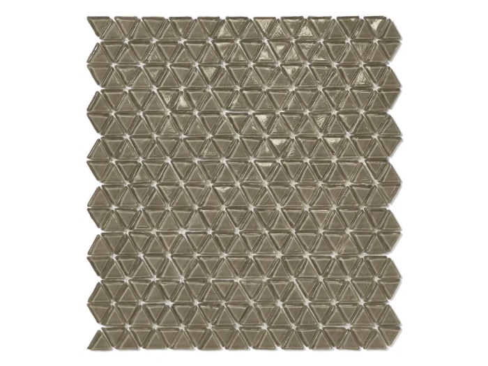 На изображении товар Sicis Смальтовая мозаика Trigono Mosaic Tortora chips size 19x21 mm sheet-size 284x300 mm от официального представителя в Москве