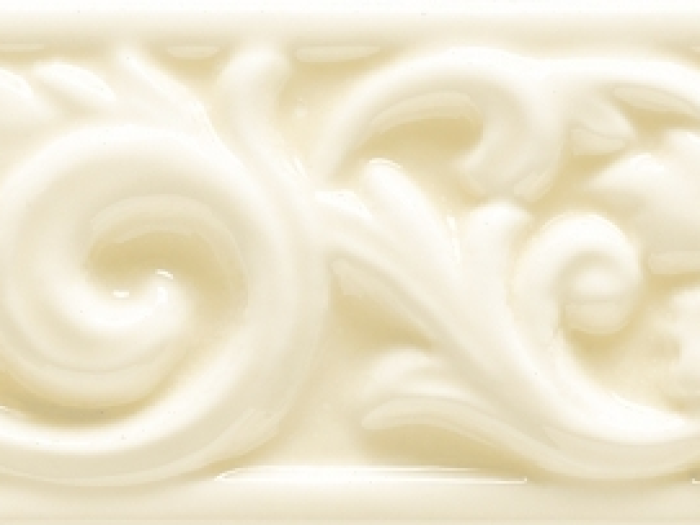 На изображении товар CERAMICHE GRAZIA Декор ESSENZE VOLUTA 6X26 MAGNOLIA CRAQUELE' от официального представителя в Москве