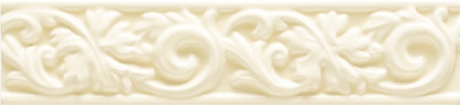 CERAMICHE GRAZIA Декор ESSENZE VOLUTA 6X26 MAGNOLIA CRAQUELE'