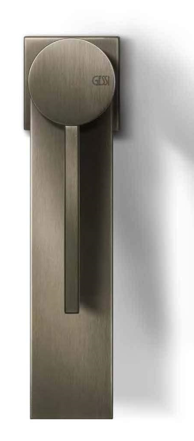 Смеситель для раковины Gessi Inverso, средний, без донного клапана, цвет Finox Brushed Nickel - изображение 1