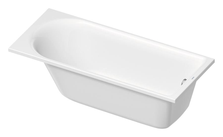 Ванна Duravit D-Neo,  встраиваемая, 1600x700 мм, с 1 наклоном для спины, цвет белый - изображение 1