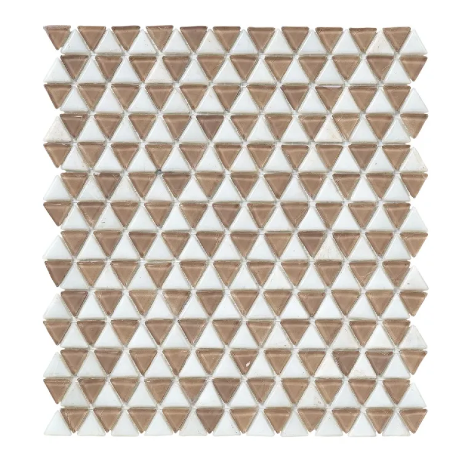 Sicis Смальтовая мозаика Trigono Blends Mosaic Hannes chips size 19x21 mm sheet-size 284x300 mm