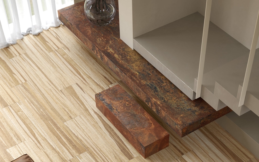 Iris Ceramica Керамогранит Theke Acciaio Сorten chrome 270x120 - изображение 3