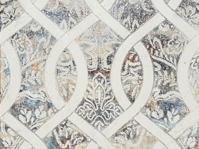 На изображении товар Akros Venezia Камень Avantgarde Aster N Dim Biancone Multicolor 80X80X1 от официального представителя в Москве