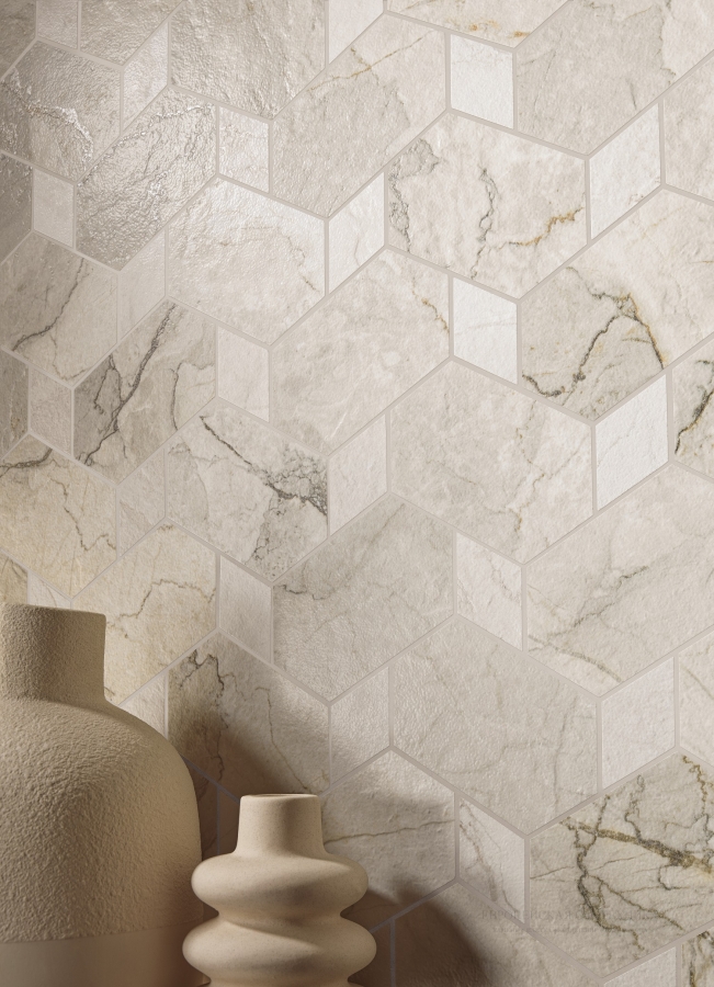 La Fabbrica Ava Керамогранит Bolgheri Stone Tex White nat\ret 30x26 - изображение 2