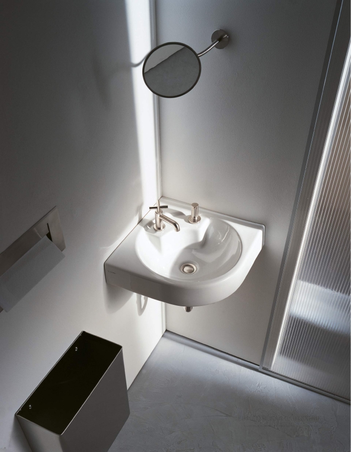 Раковина Duravit Architec подвесная, угловая, 635х540 мм, с 1 отверстием под смеситель, цвет белый - изображение 3