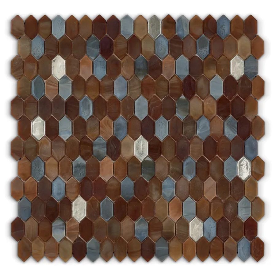 Sicis Стеклянная мозаика Crystal Blends Galapago Mix chips size 31x15 mm sheet size 304x300 mm