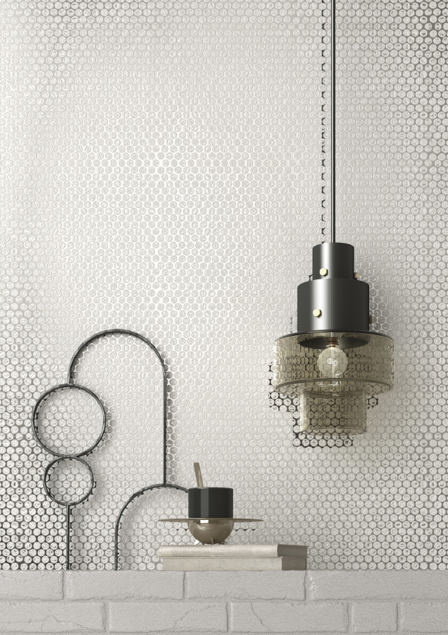 Iris Ceramica Керамическая плитка Diesel Pluriball White pluriball decor platino glossy 20x20 - изображение 3