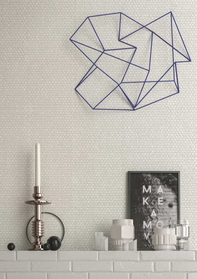 Iris Ceramica Керамическая плитка Diesel Pluriball White pluriball decor platino glossy 20x20 - изображение 2