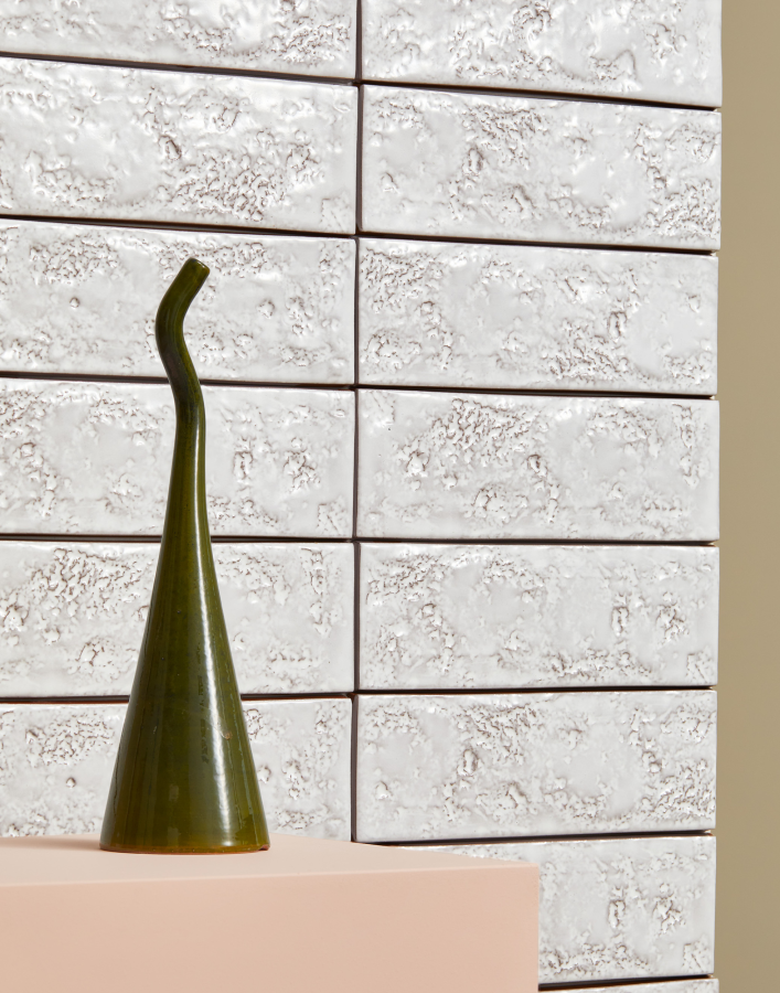 Mutina Керамическая плитка Chamotte Mono Bianco 7,5x21,3 - изображение 1