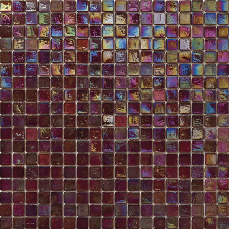 Sicis Стеклянная мозаика Glimmer Tamarind chips size 15x15 mm sheet size 295x295 mm