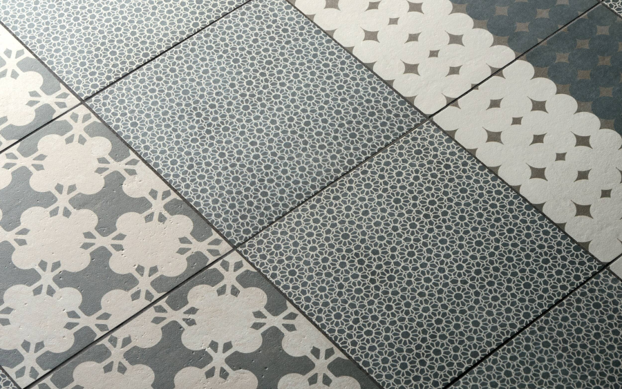 Mutina Керамогранит Azulej Estrela Nero 20x20 - изображение 1