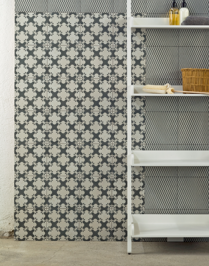 Mutina Керамогранит Azulej Estrela Nero 20x20 - изображение 5