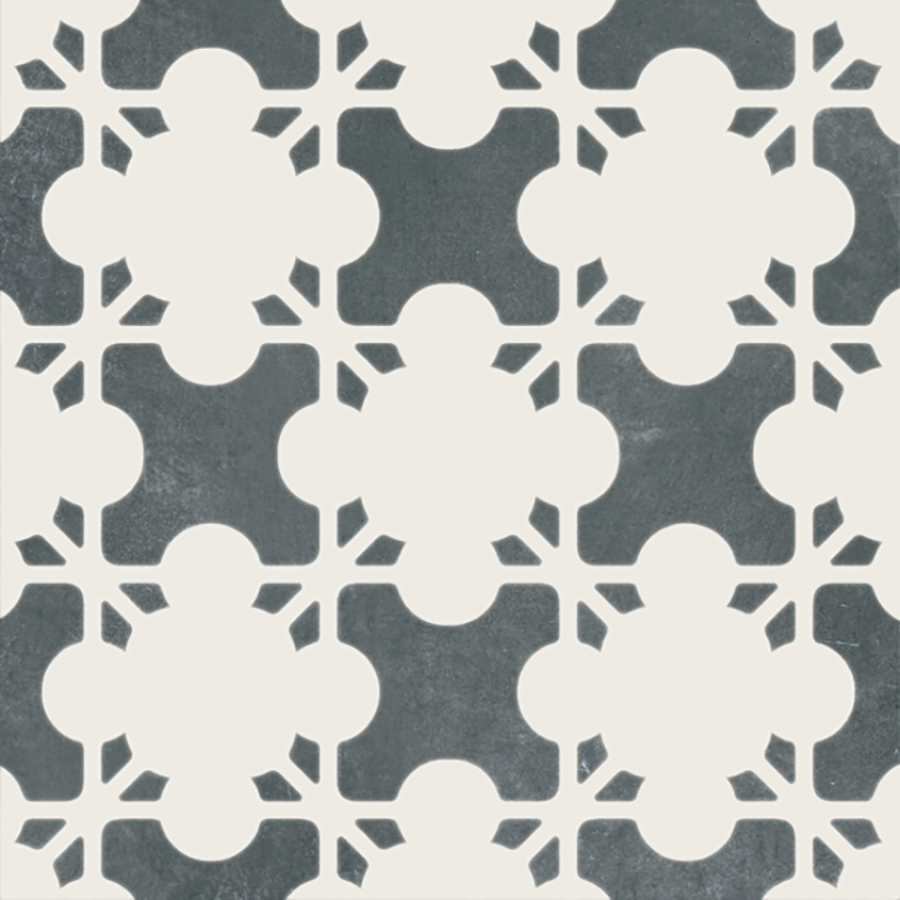 Mutina Керамогранит Azulej Estrela Nero 20x20