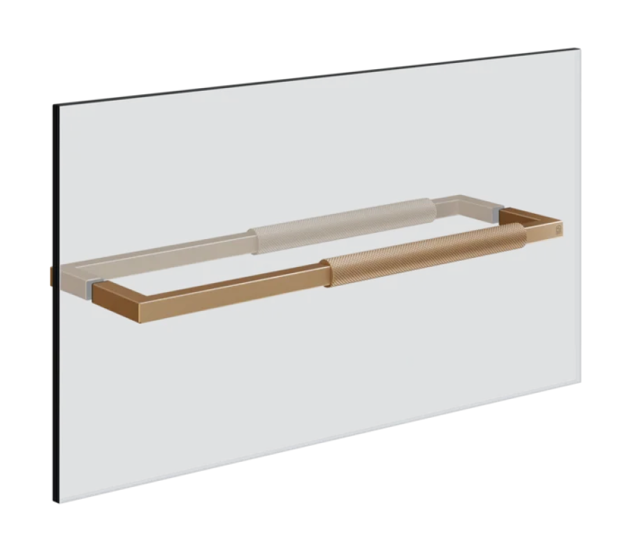 Ручка-полотенцедержатель двухсторонний Gessi Diamantato, 450 мм, цвет Warm Bronze Br. PVD