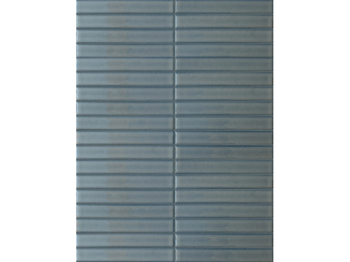 На изображении товар Terratinta Ceramics Мозаика, керамогранит Mosaico Stick Glossy Fjord Blue Mosaico 29x30 / 5.5 от официального представителя в Москве